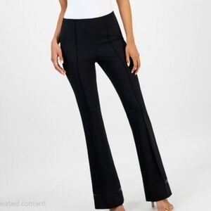Bar III Classic Black Flare Pants